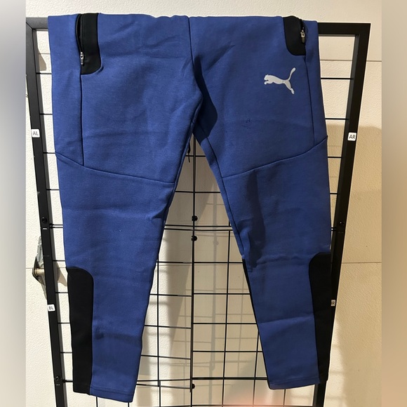Puma Blue and Black Pants - Dynamic Style for Active Performance - Picture 1 of 6